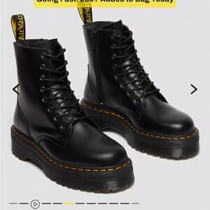 Dr. Martens Black Combat Boots